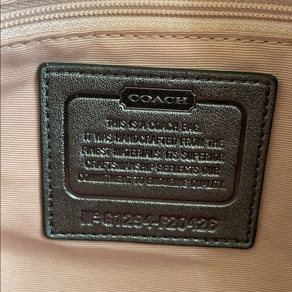 Coach canvas satchel bag - Picture 5 of 7
